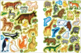 Мамы и малыши. Игры с многоразовыми наклейками фото книги 2