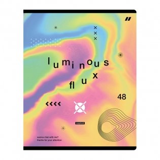 Тетрадь 48 листов, А5, линия BG Luminous flux, глянцевая ламинация. Арт. Т5ск48_лг 11076 фото книги 4