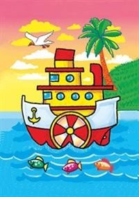 Пазл "Кораблик" (15 элементов) фото книги