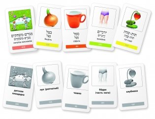 Мои первые слова на иврите. 333 карточки для запоминания фото книги 2