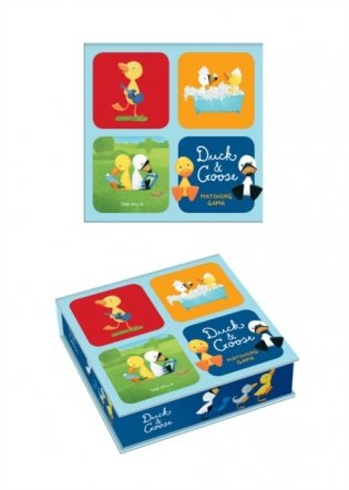 Duck & Goose Matching Game: A Memory Game with 20 Matching Pairs for Children фото книги