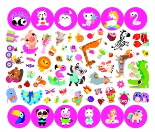 Альбом наклеек. Для девочек фото книги 3