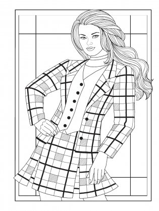 Creative Haven That's So 90s! Coloring Book фото книги 10