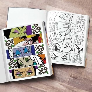 Disney Villains Color-By-Number фото книги 6