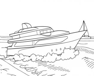 Лучшие раскраски для мальчиков. Корабли и яхты фото книги 6