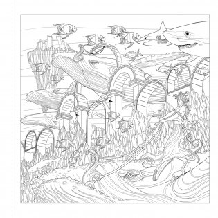 Hidden Wonders: Atlantis: A Seek-And-Find Coloring Book of the Legendary Sunken City фото книги 3