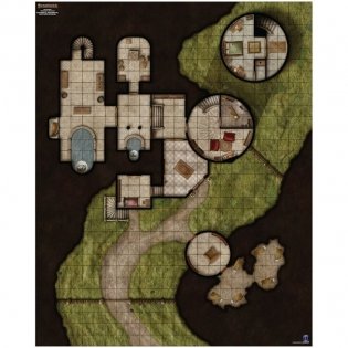 Pathfinder. Настольная ролевая игра. Вторая редакция. Игровое поле "Падение Чумного Камня" фото книги 3