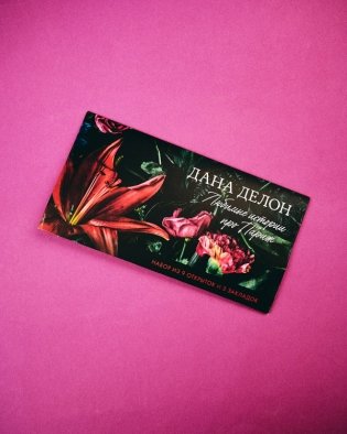 Конверт с набором по романам "В ореоле тьмы", "Шестое чувство", "Артур, Луи и Адель" Даны Делон фото книги 2