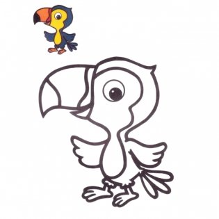 Раскраска по образцу. Милые животные фото книги 2