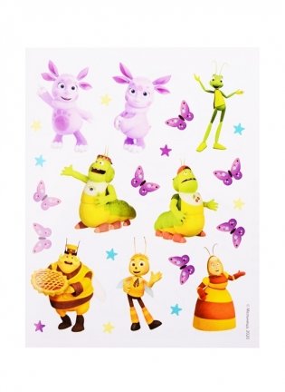 Лунтик № НРДМ 2002. Наклей и раскрась для самых маленьких фото книги 2