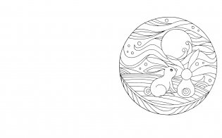 Peaceful Dreams Colouring Book фото книги 2