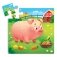 Пазл. Животные. Поросенок. 16 деталей фото книги маленькое 3