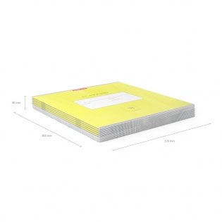 Тетрадь "Классика. Bright", А5, 18 листов, линия, желтая фото книги 5