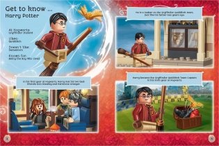 LEGO Harry Potter: Official Yearbook 2025 (with Harry Potter minifigure, broomstick and Golden Snitch™) фото книги 2
