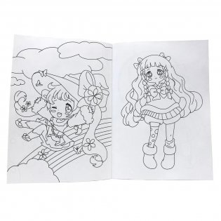 Разукрашка. Малышки Чиби фото книги 4