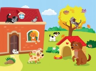 Многоразовые водные раскраски. Выпуск 11. Кошки и собаки фото книги