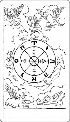 Таро Уэйта в контурах. 78 карт для раскрашивания и медитации фото книги 7