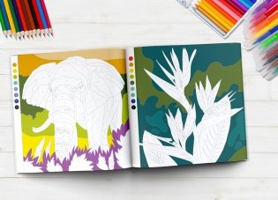 Coloristic. Цветовой квест по номерам, по пикселям, по точкам фото книги 4