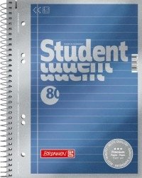 Тетрадь-колледж на спирали "Student. Premium", А5, 80 листов, клетка фото книги