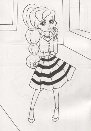 Милые принцессы. Раскраска фото книги 3