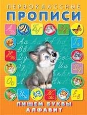 Пишем буквы, алфавит фото книги