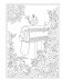 Creative Haven Celtic Gardens coloring book фото книги маленькое 12