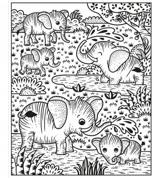 Zoo Magic Painting Book фото книги 4