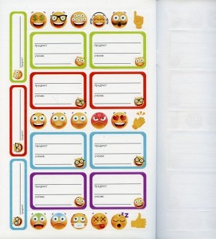 Наклейки для учеников средних и старших классов. Более 200 наклеек на обложки фото книги 3
