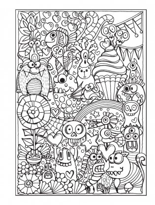 Creative Haven Haunted! Coloring Book фото книги 5