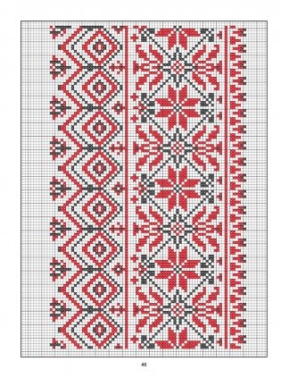 Старинные русские мотивы для вышивания крестом. Более 300 аутентичных узоров в виде подробных схем фото книги 7
