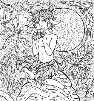 Раскраска-антистресс. Волшебный лес единорогов фото книги 4