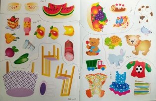 Дополни картинку. Развивающая книжка с наклейками фото книги 4