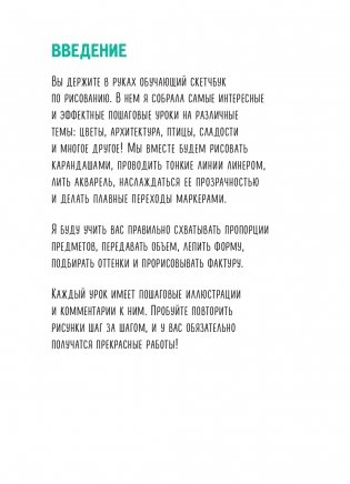 Скетчбук. Любимые уроки от Любови Дрюма. 17 мастер-классов фото книги 7