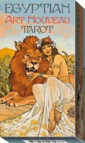 Egyptian art nouveau tarot фото книги