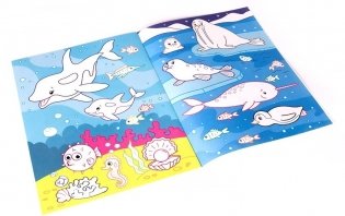 Первое подводное путешествие. Раскраска для самых маленьких фото книги 3