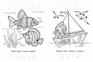 Раскраска с наклейками "Белка" фото книги 2