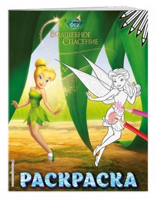 Феи. Раскраска фото книги 2