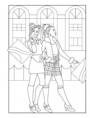 Creative Haven That's So 90s! Coloring Book фото книги 5