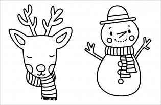 Моя первая большая раскраска. С Новым годом! фото книги 3