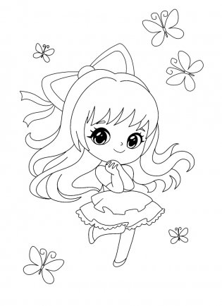 Maxi-Раскраска. Аниме няшки фото книги 3