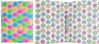 Папка на 2 кольцах "Buttons", А4, 24 мм фото книги