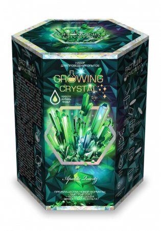 Набор для проведения опытов "Growing Crystal", набор 2 фото книги