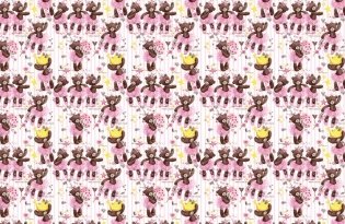 Набор бумаги для скрапбукинга "Мишка" фото книги 8