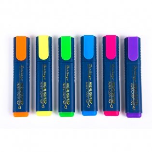 Текстовыделитель Berlingo, оранжевый, 1-5 мм фото книги 2