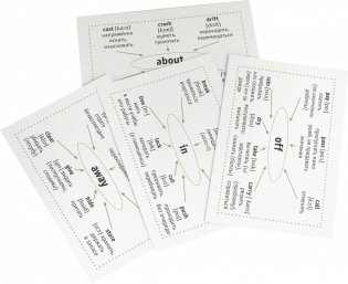 Полезные карточки. Английский глагол и предлог фото книги 2