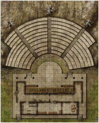 Pathfinder. Настольная ролевая игра. Вторая редакция. Игровое поле "Круговорот вражды" фото книги 4