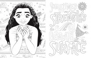 Disney Quotes to Live your Life by Colouring Book фото книги 4