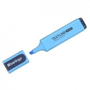 Текстовыделитель Berlingo Textline HP500 бирюзовый, 1-5мм фото книги