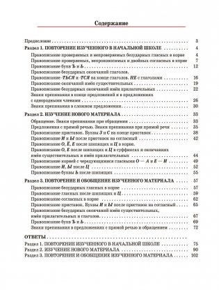 Русский язык. Тренажёр по орфографии и пунктуации. 5 класс фото книги 2