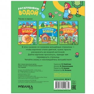 Раскрашиваю водой. Три медведя фото книги 4